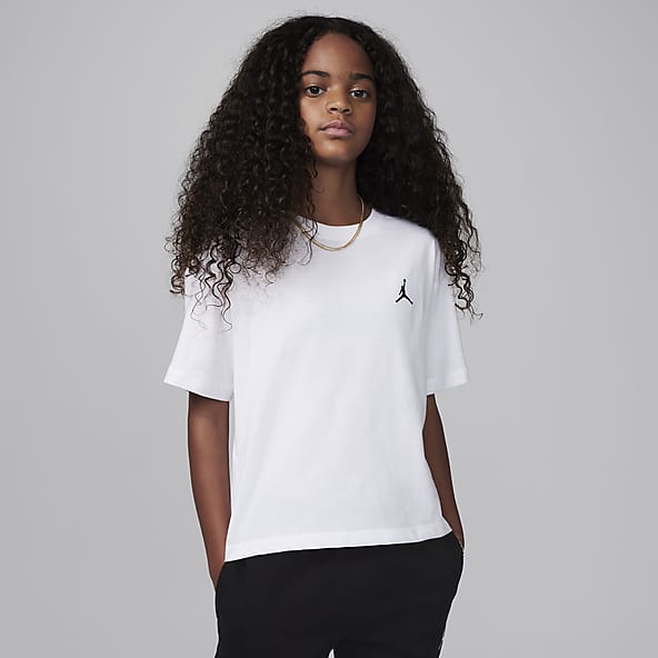 Jordan White Tops and T-Shirts. Nike.com